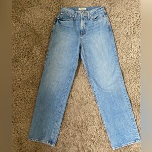 Madewell perfect vintage straight jeans